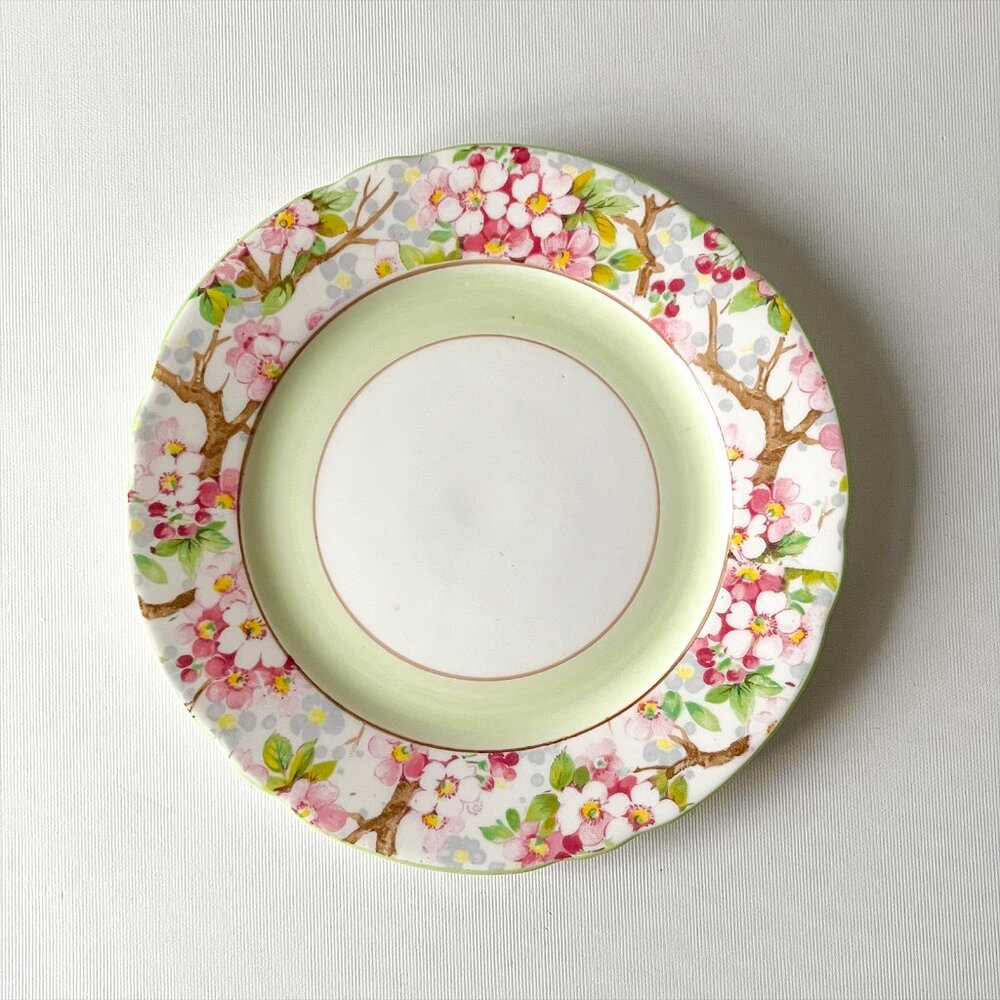 Shelley Maytime Chintz Saucer 6" England Vintage